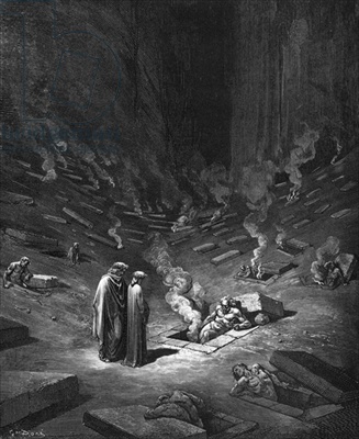 Gustave Doré' - (1832-1883) illustrations - Divine Comedy