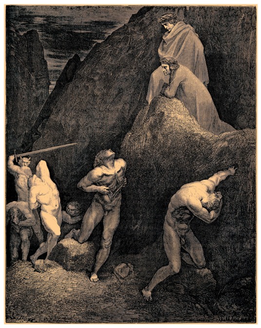 Gustave Doré' - (1832-1883) illustrations - Divine Comedy